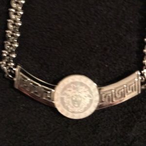 Gianni Versace Medusa Mother of Pearl Necklace!